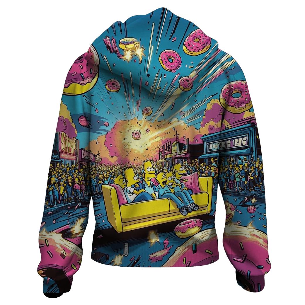 Springfield Sunset Riot designer hoodies