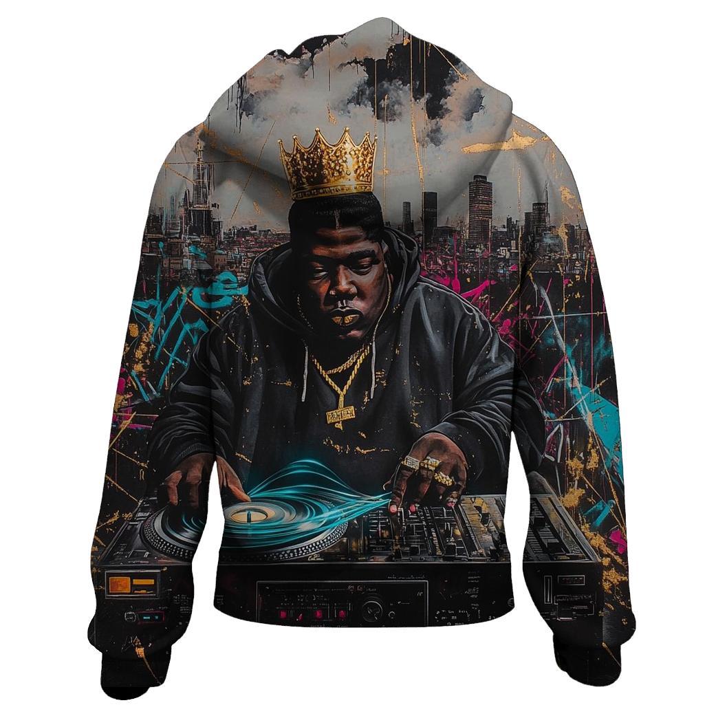 Crown Cipher zip-up hoodies