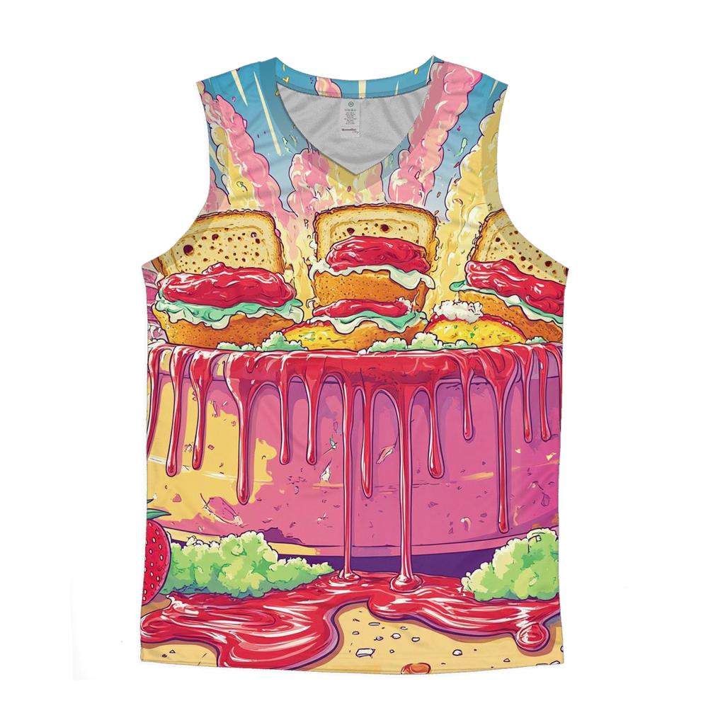 Breakfast Toon Battle Royale stylish racerback tanks