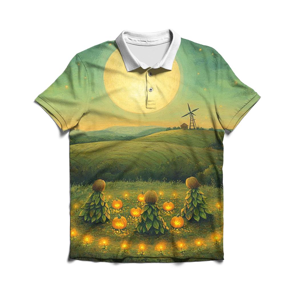 Harvest Moon Seedling Coven stylish collar polo tees