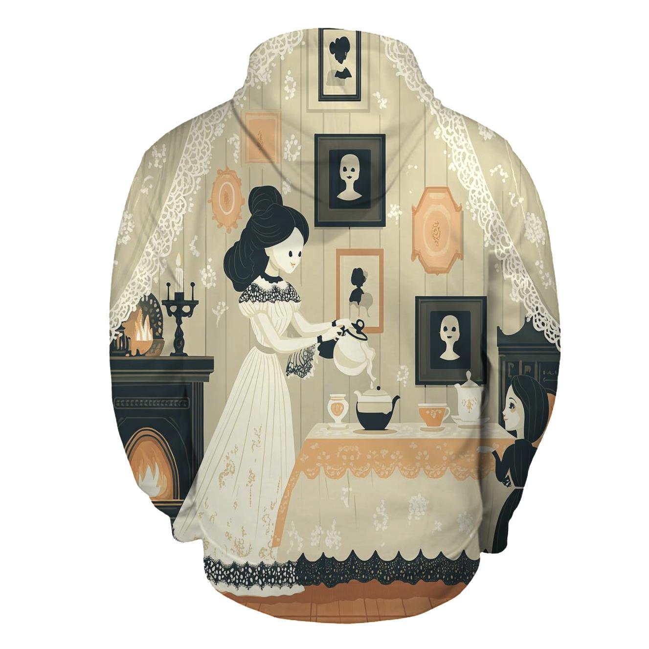 Phantom Tea For Two zip-up hoodies