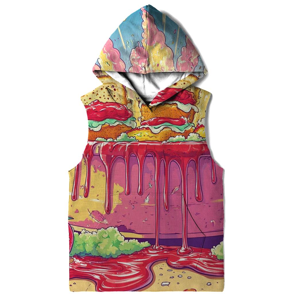 Breakfast Toon Battle Royale lightweight hoodies