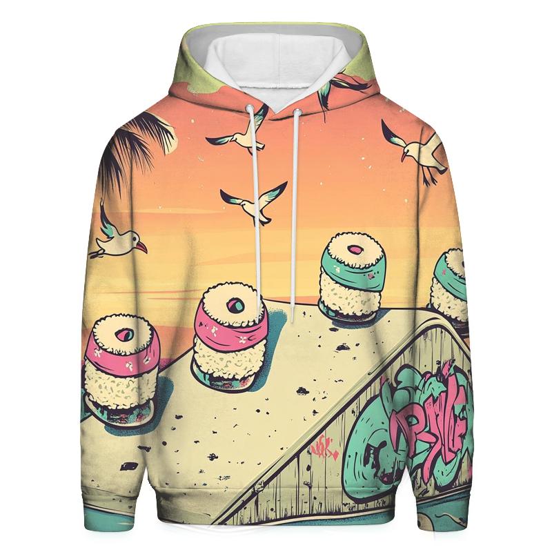 Skateboard Sushi Squad hoodie styles