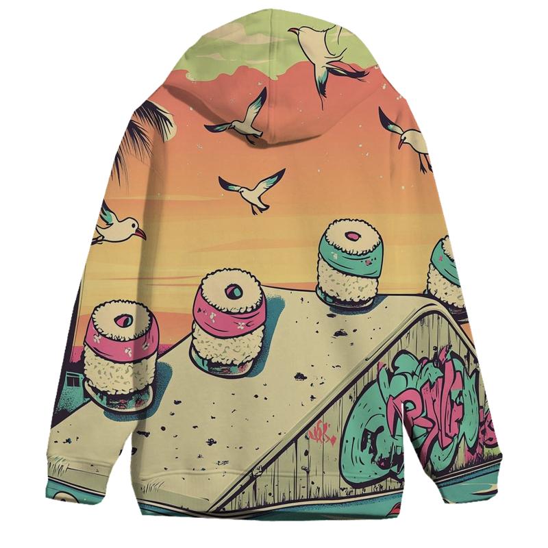 Skateboard Sushi Squad hoodie styles