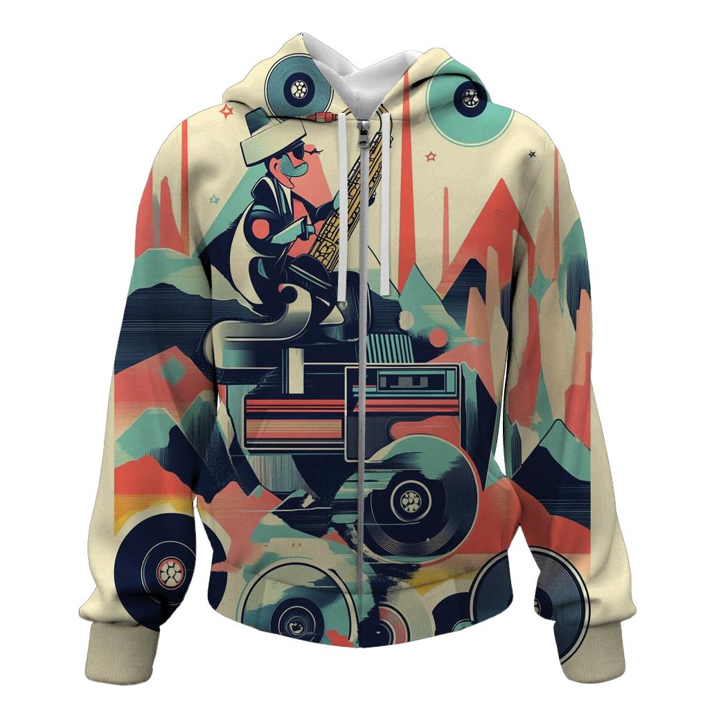 Surreal Soundwave Skate Circus pullover hoodies