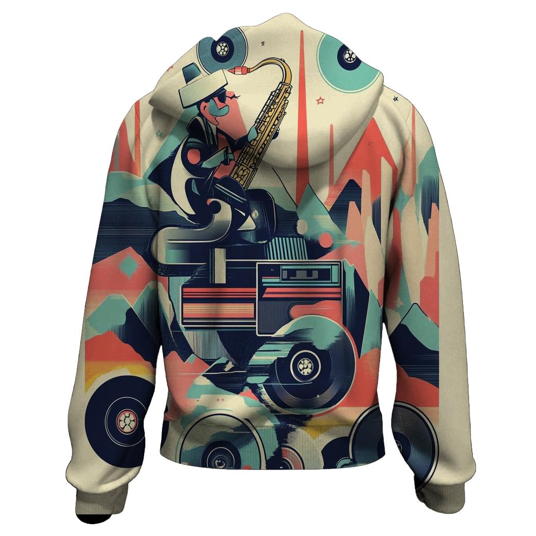 Surreal Soundwave Skate Circus pullover hoodies