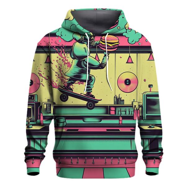 Neon Diner Rally hoodie trends