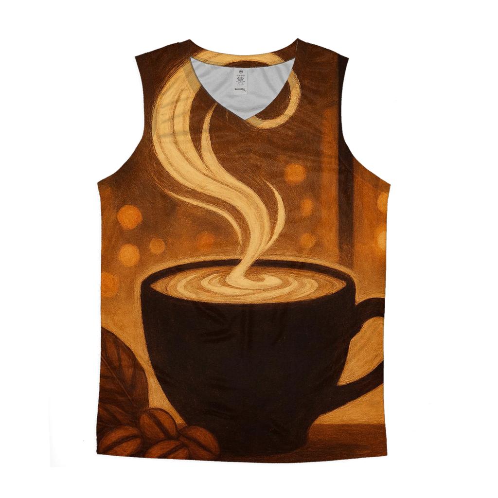 Latte Moonrise designer workout tanks