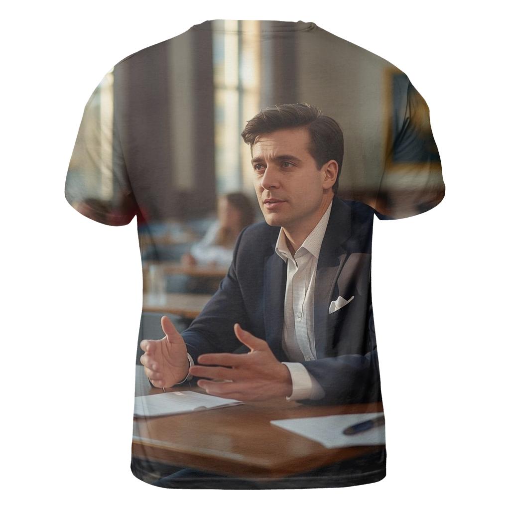 Charlie Kirk Campus Forum creative print fashion shirts