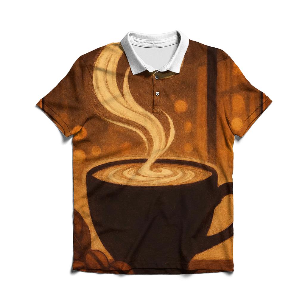 Latte Moonrise casual sports polo shirts