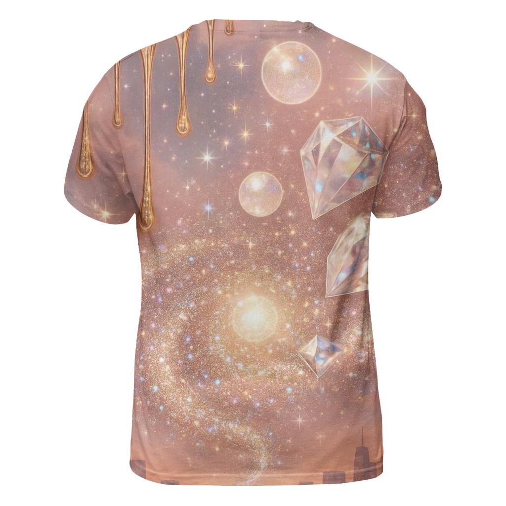 Gilded Galaxy unique graphic print tees