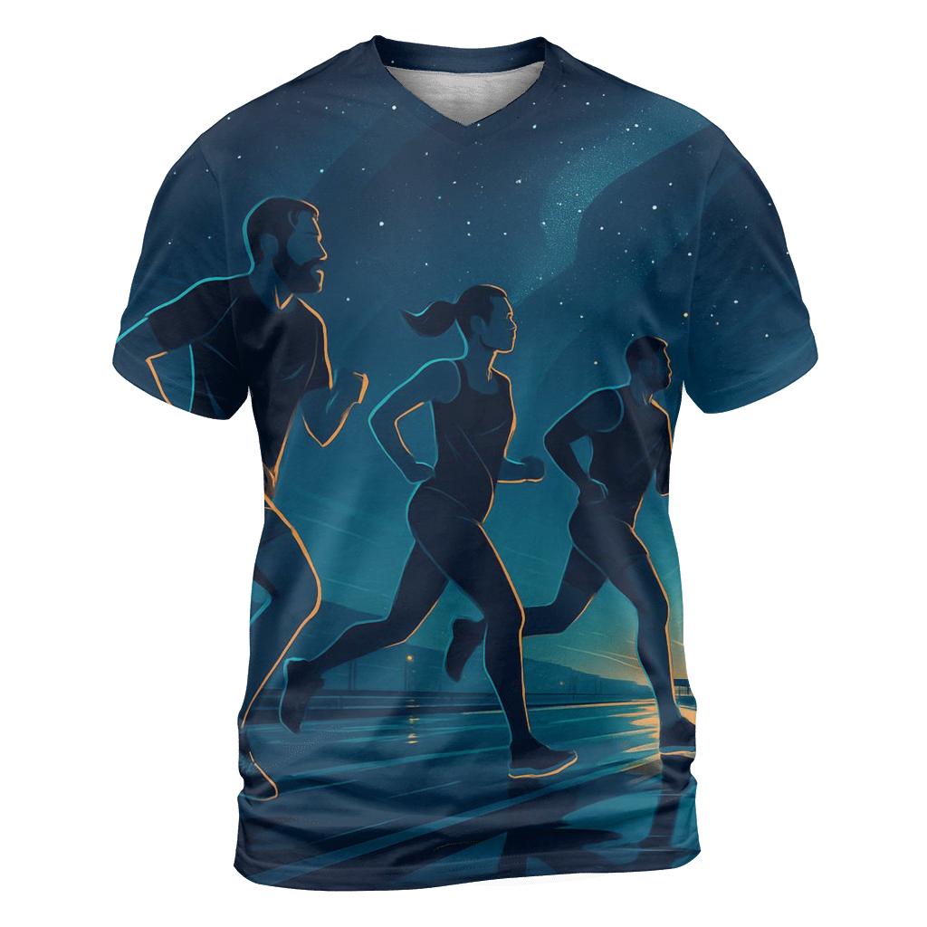 Midnight Marathon custom all-over print shirts