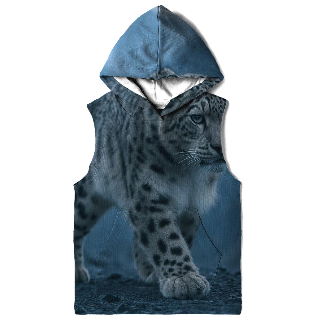 Mist Ridge Stalker Snow Leopard pullover hoodies