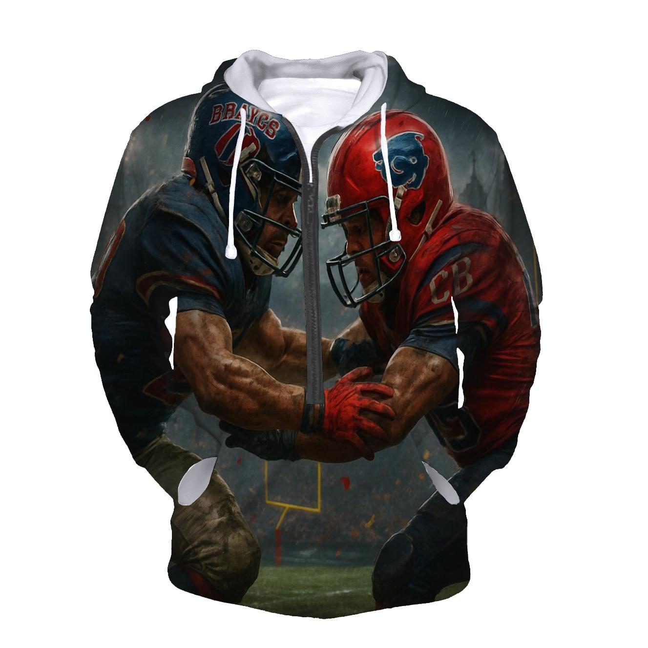 Braves Vs Cubs Gridiron Clash hoodie designs