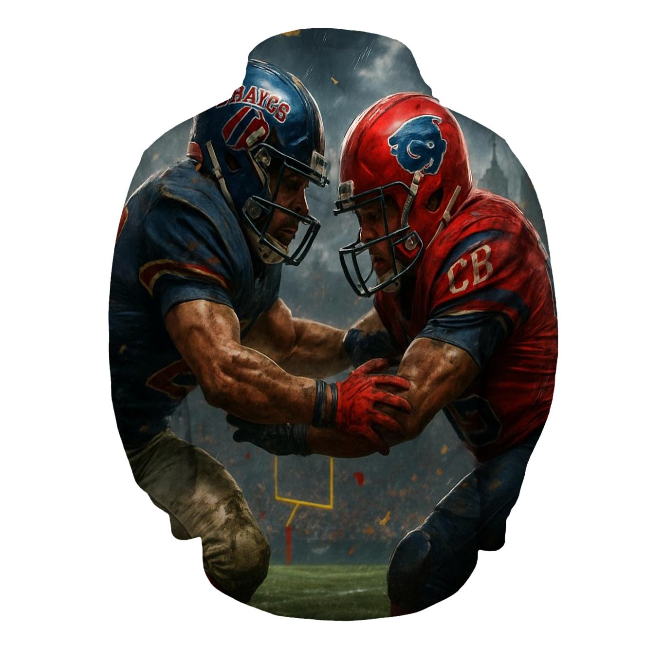 Braves Vs Cubs Gridiron Clash hoodie designs