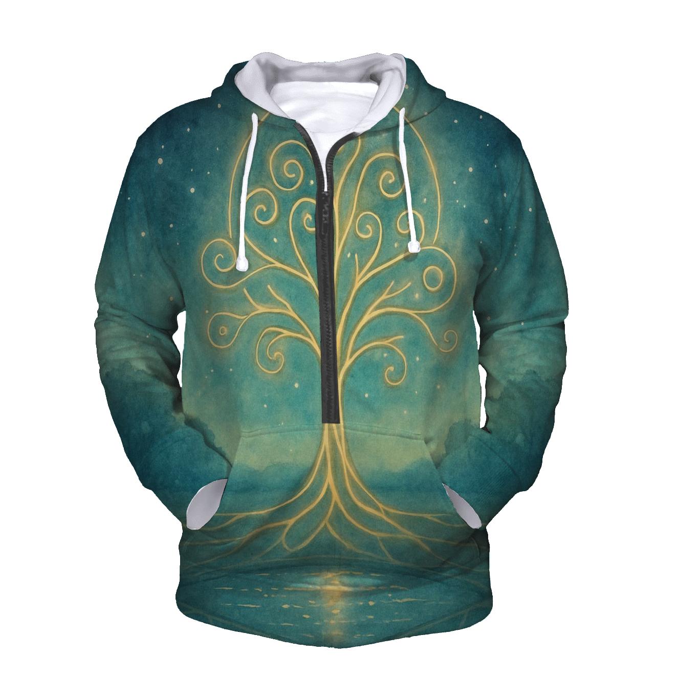 Celestial Grove graphic hoodies