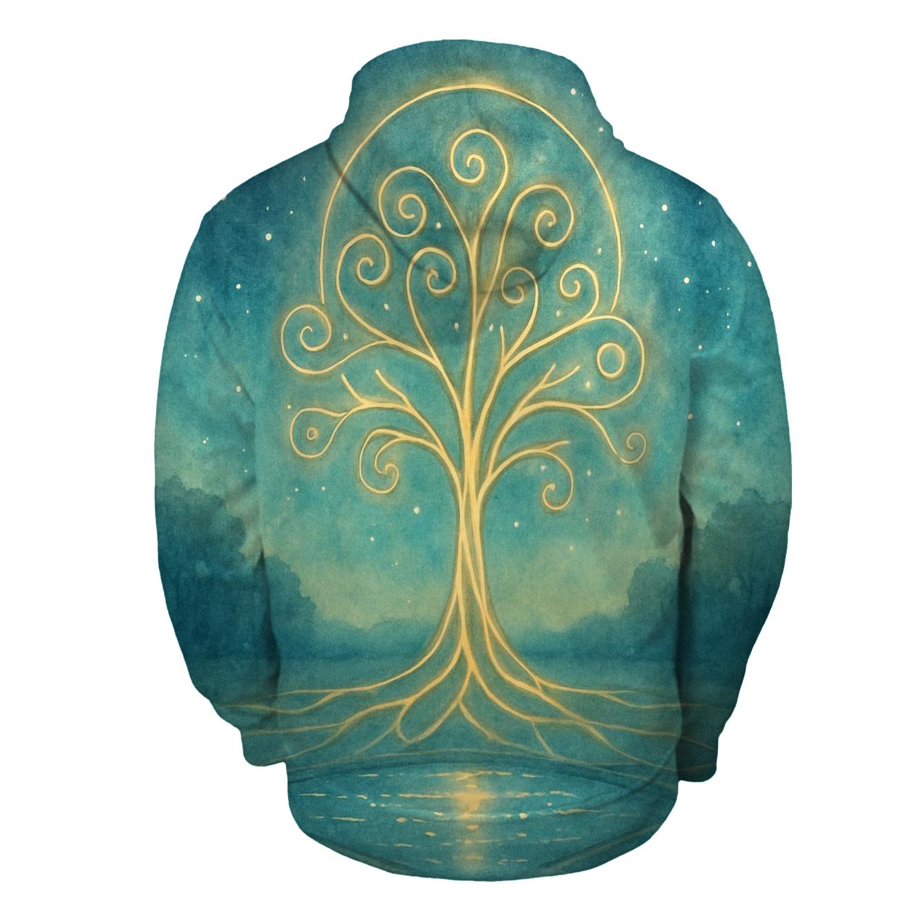 Celestial Grove graphic hoodies