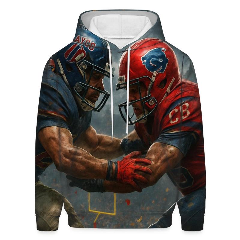 Braves Vs Cubs Gridiron Clash lightweight hoodies