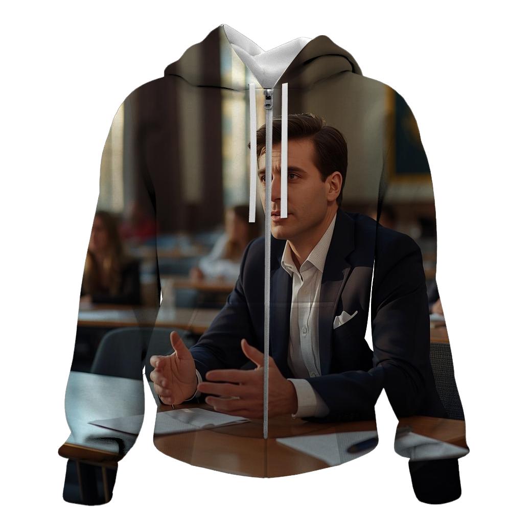 Charlie Kirk Campus Forum embroidered hoodies