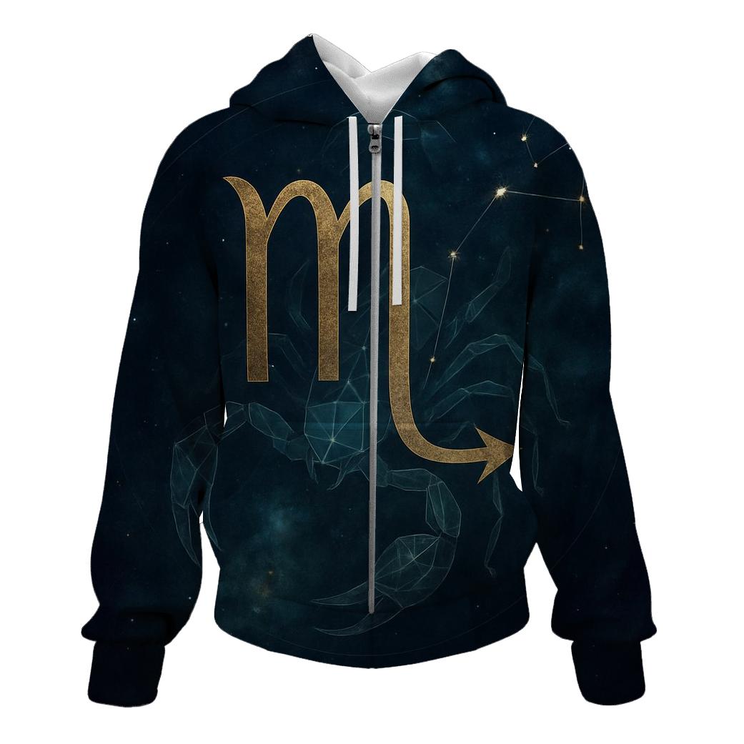 Scorpius Nebula Constellation Emblem custom hoodies