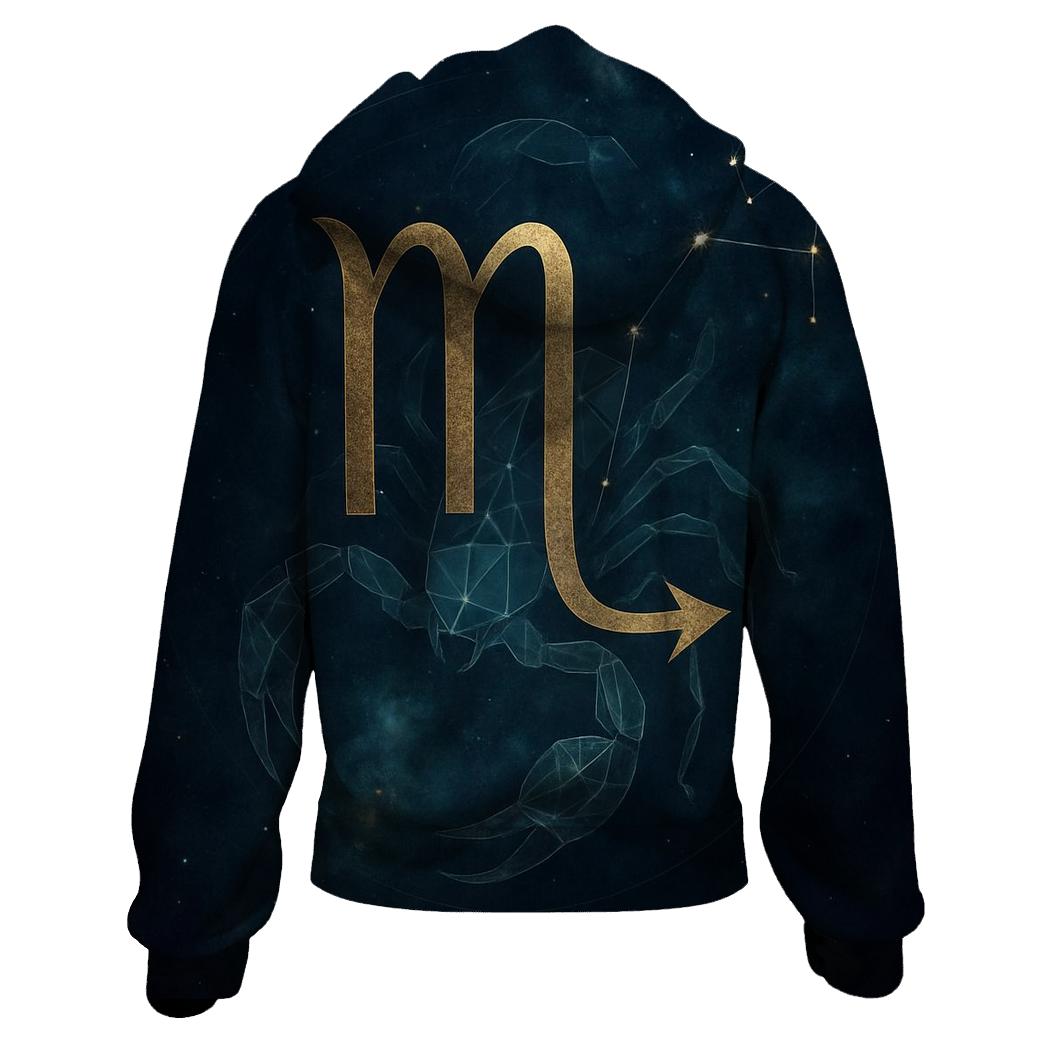 Scorpius Nebula Constellation Emblem custom hoodies