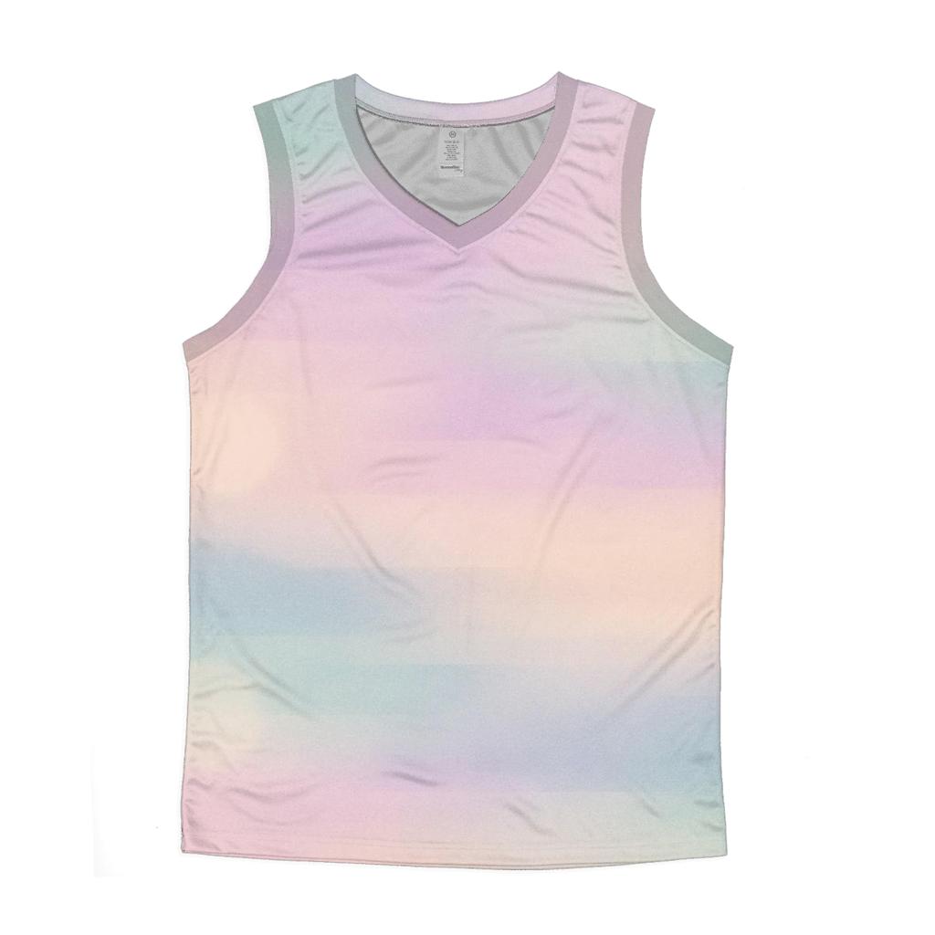 Pastel Mirage designer workout tanks