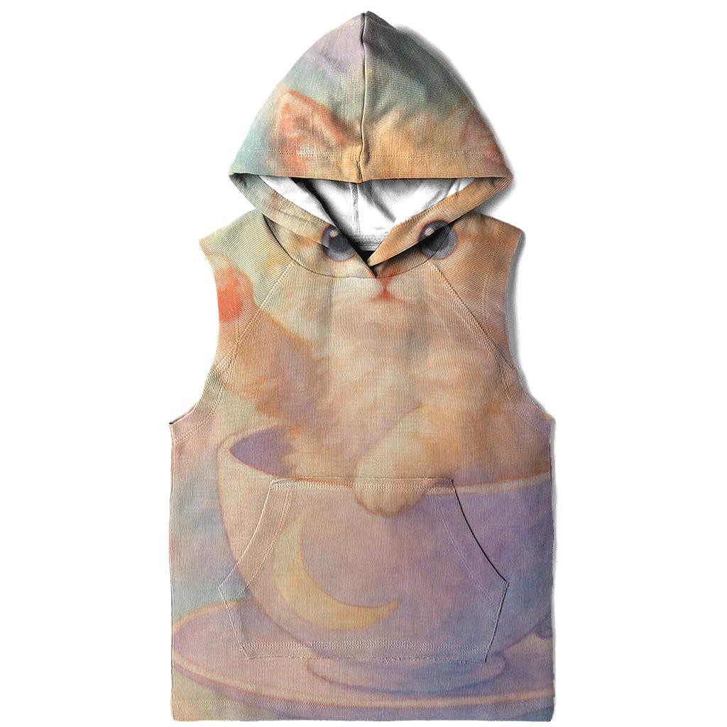 Moonbeam Tea Party Cat pullover hoodies