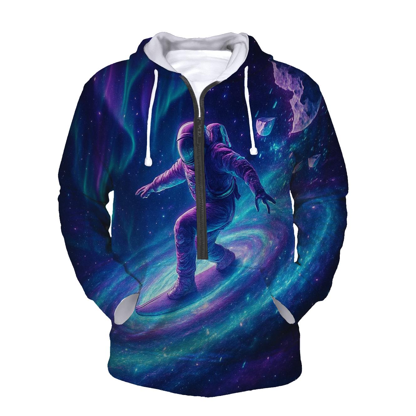Voyager Spiral zip-up hoodies