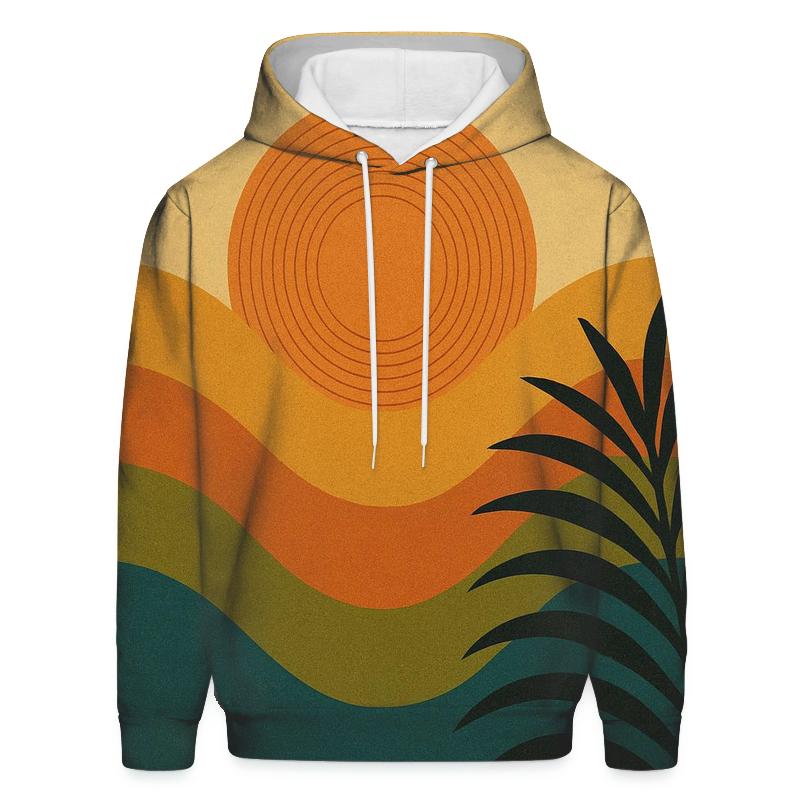 Sunset Vinyl Horizon custom hoodies