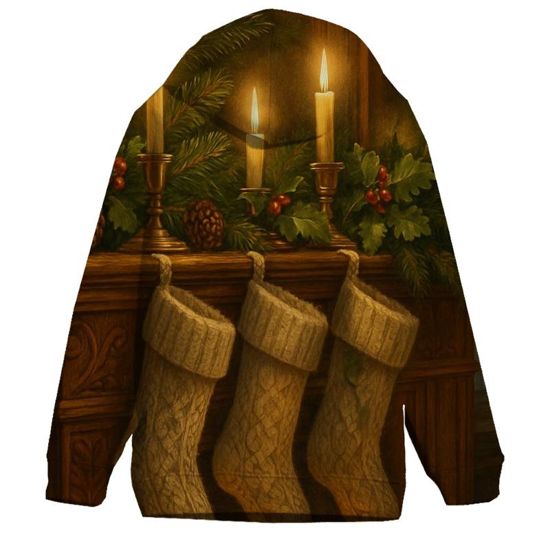 Warm Evening At The Pine Mantel hoodie styles