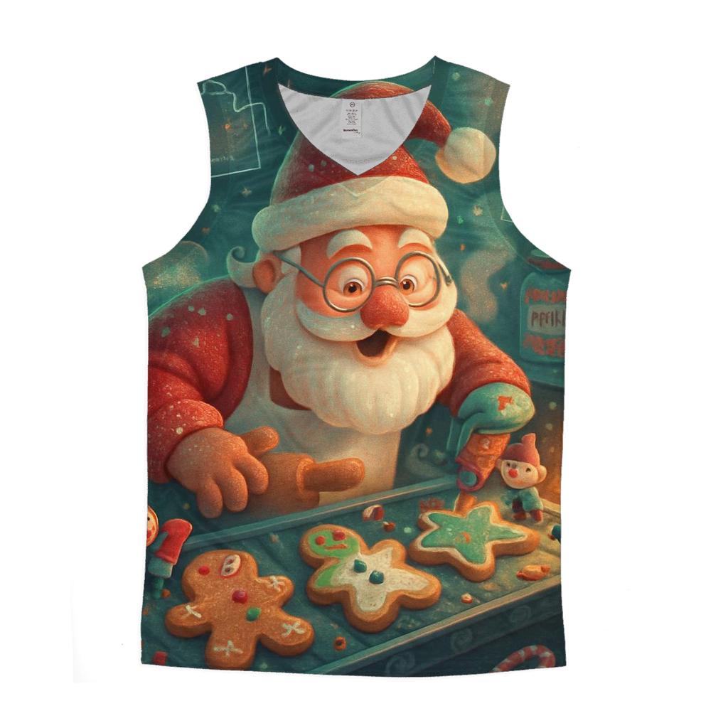 Santas Cookie Lab custom tank tops