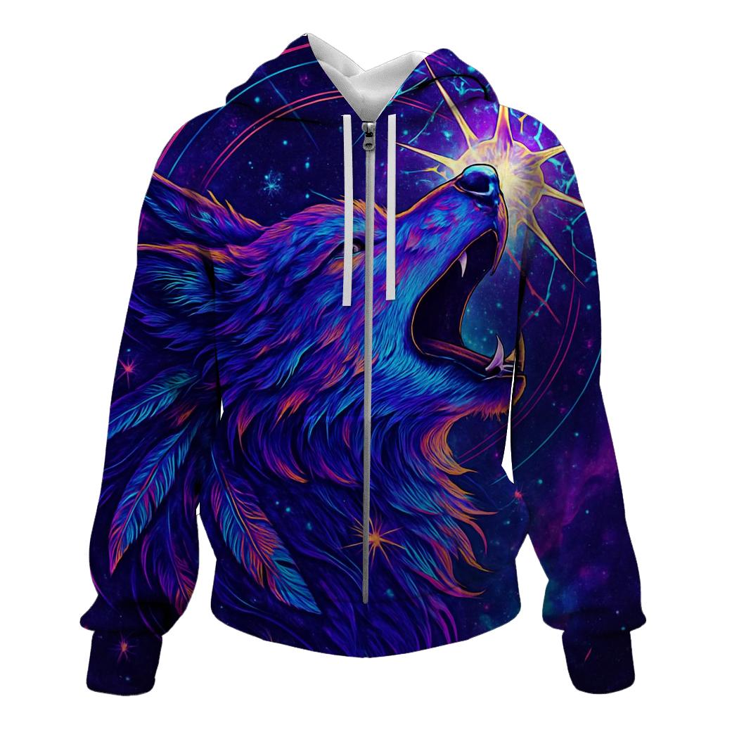 Nebula Howl Guardian printed hoodies