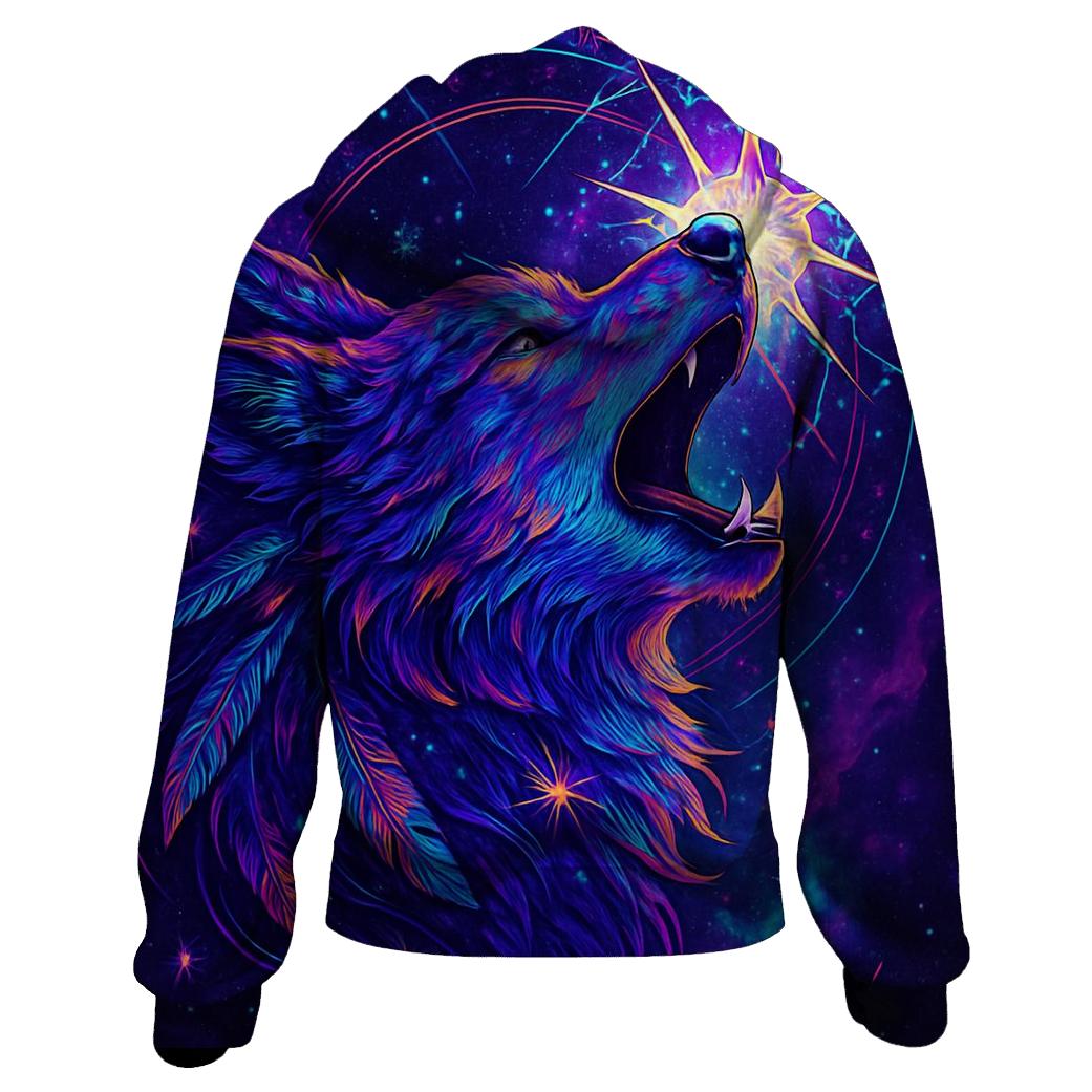 Nebula Howl Guardian printed hoodies