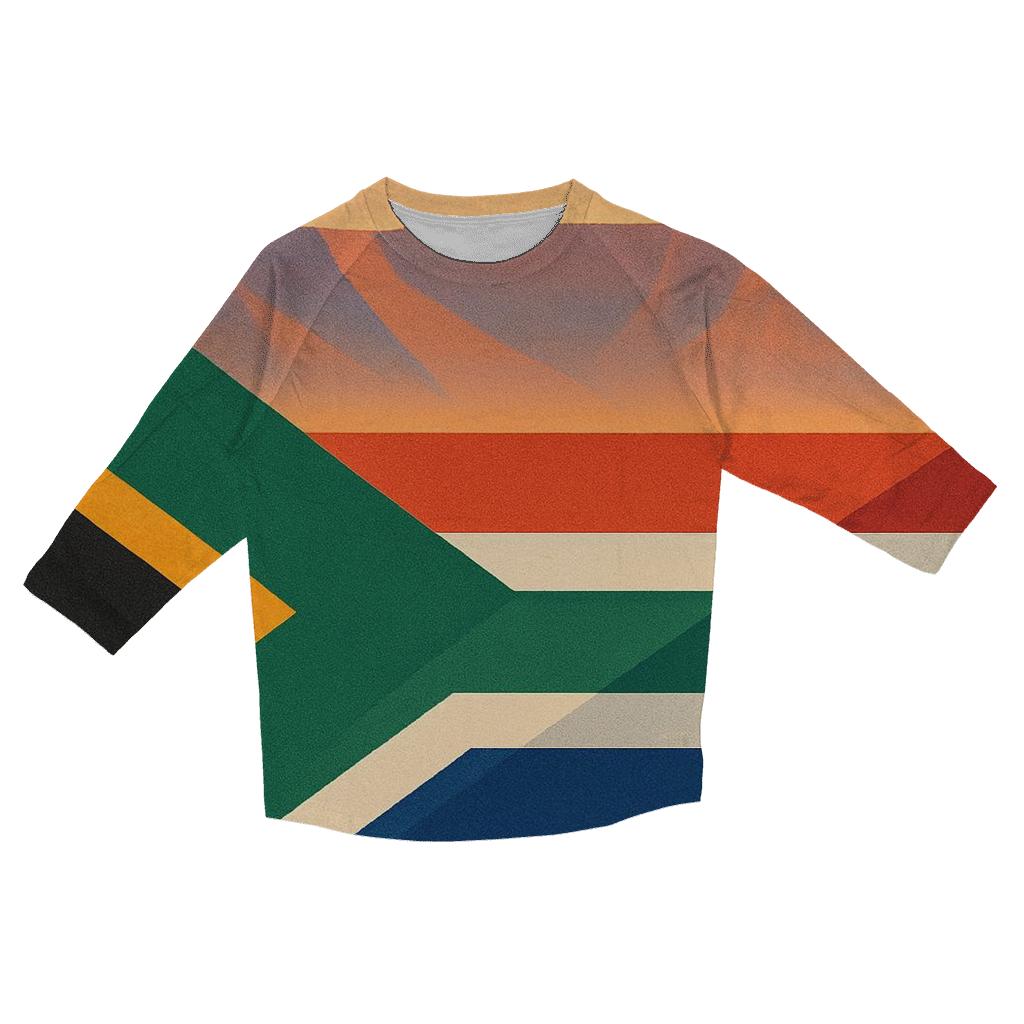 Rainbow Nation Mosaic stylish quarter sleeve tops