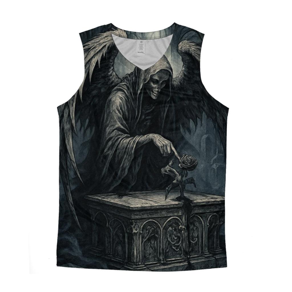 Ashen Cathedral Sentinel sports performance tank tops