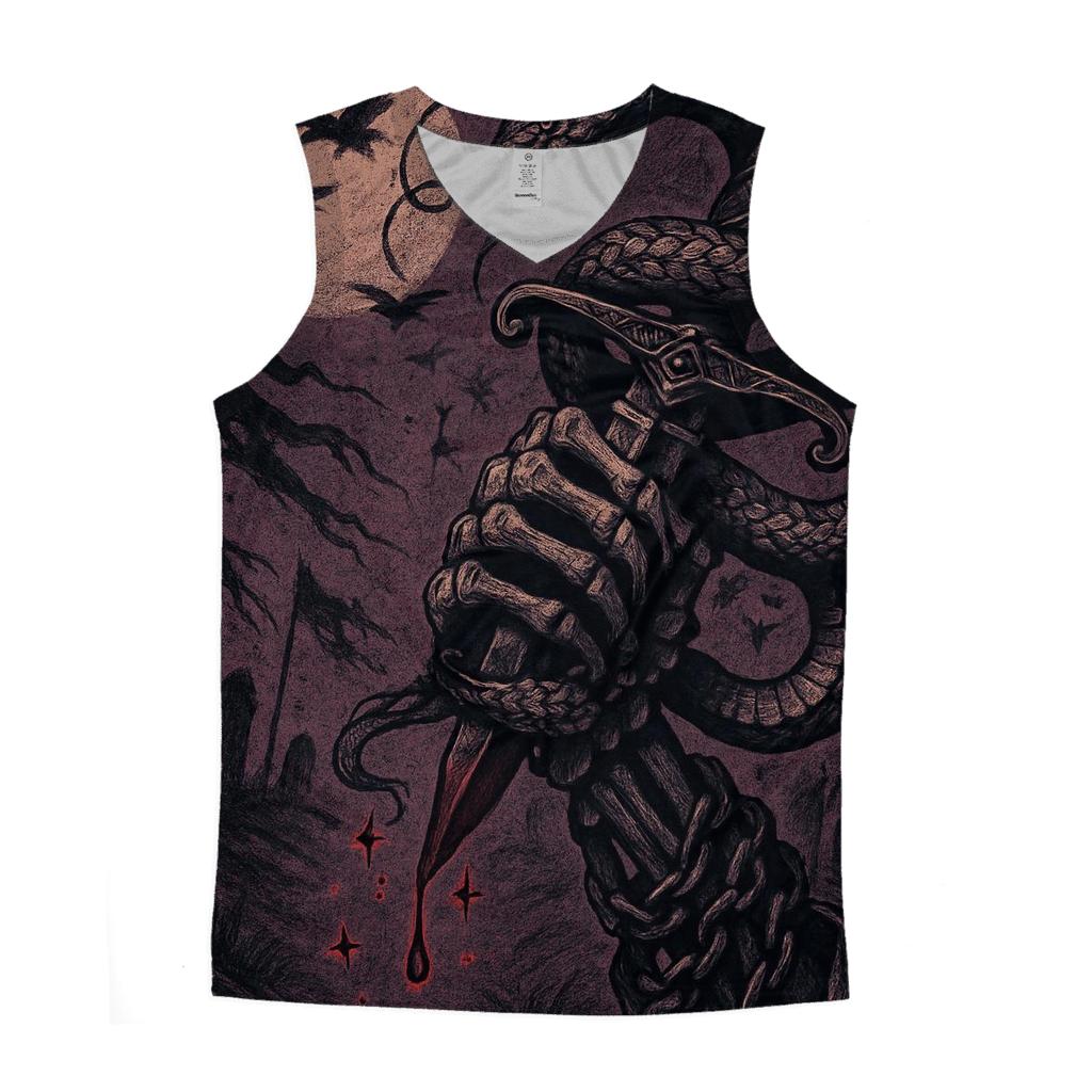 Serpent And Dagger Nocturne cotton sleeveless tops