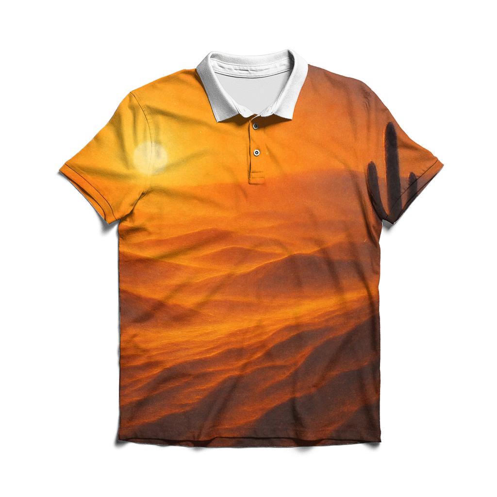 Amber Dune Echoes classic pique polos