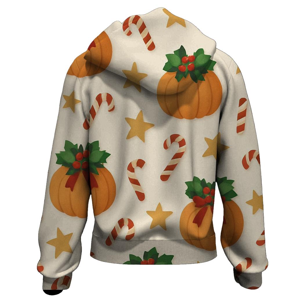 Carolers Pumpkin Wreath Scatter hoodie trends