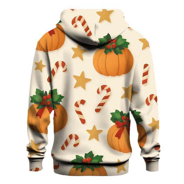 Carolers Pumpkin Wreath Scatter hoodie trends