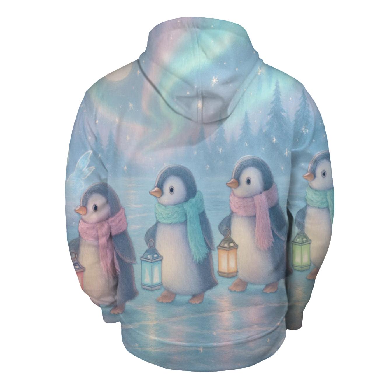 Penguin Lantern Parade premium hoodies