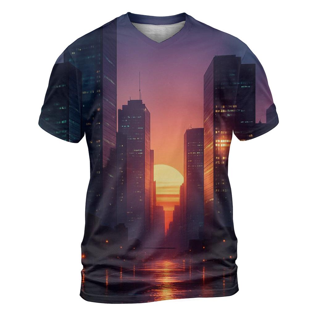 Teal City Afterglow personalized full print shirts