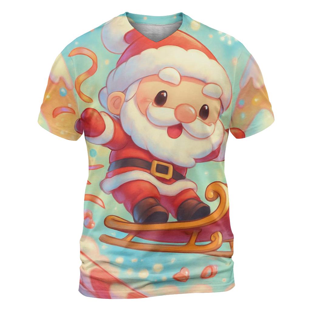 Sugar Rush Snowboarder artistic all-over print tops