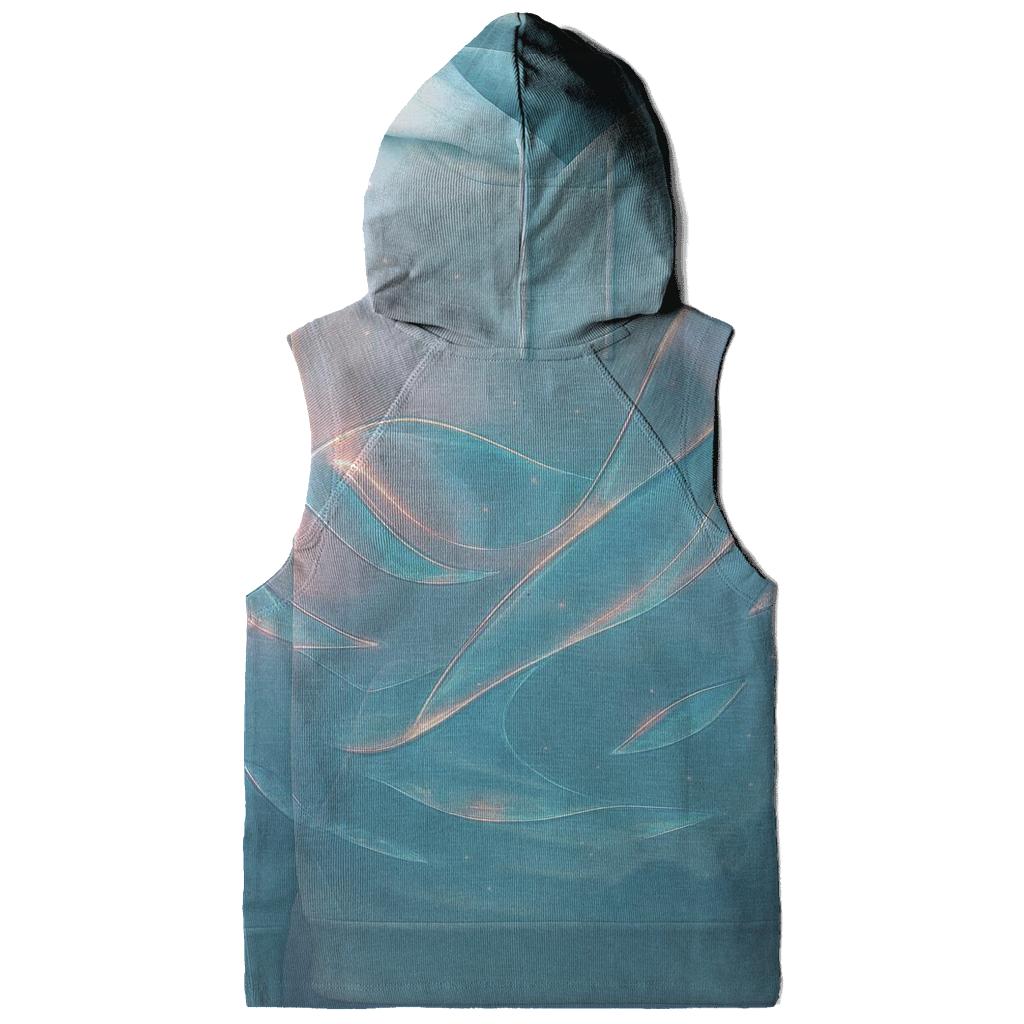 Aurora Glass Waves lightweight hoodies