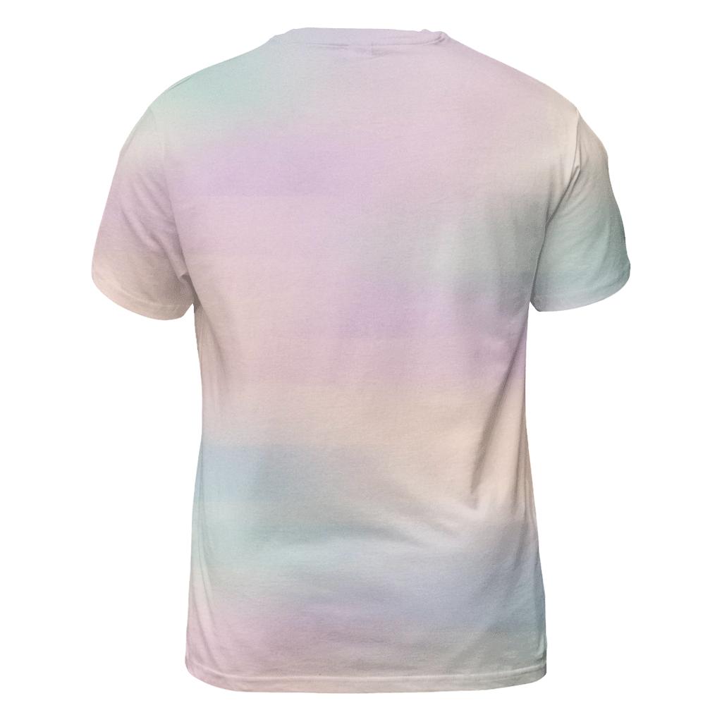 Pastel Mirage artistic all-over print tops