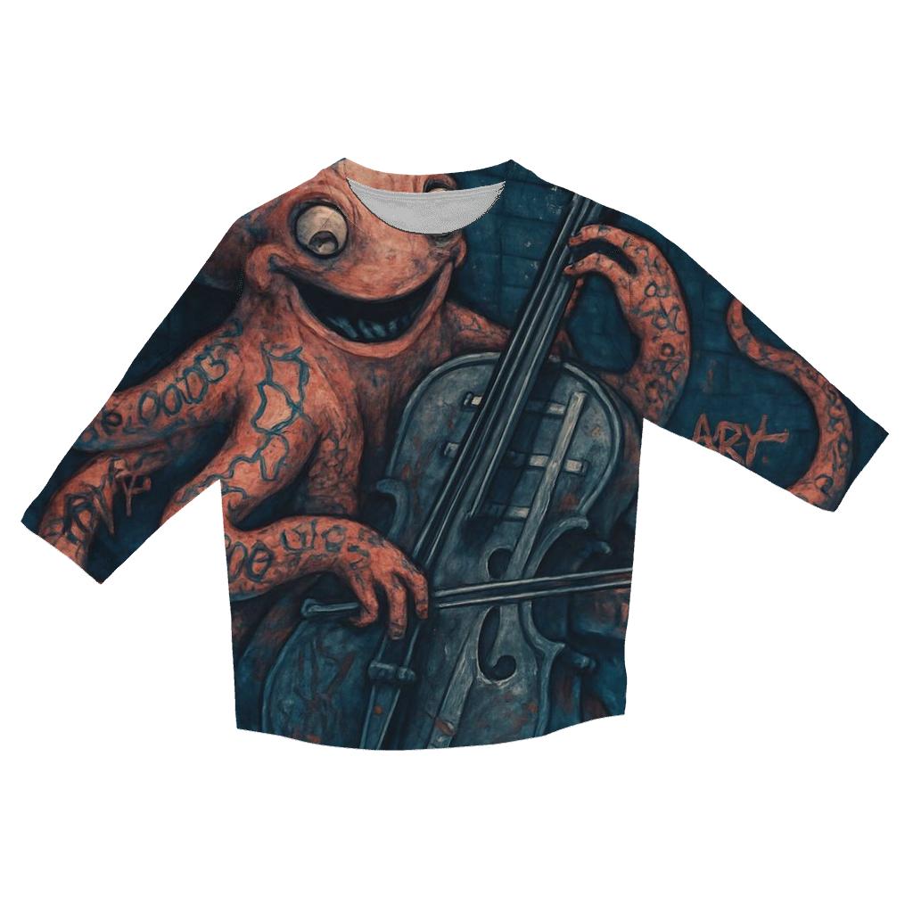 Subway Kraken Rhapsody designer 3/4 sleeve blouses