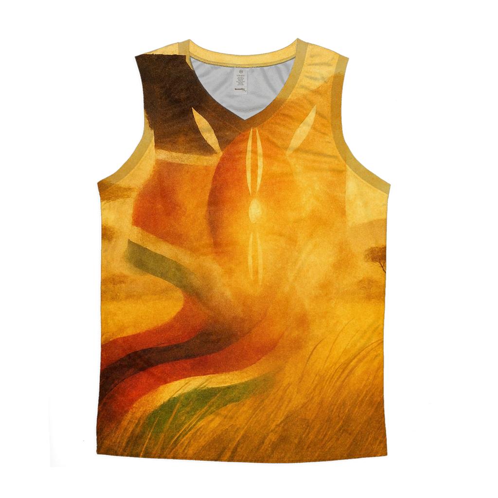 Savanna Rhythm Flag stylish racerback tanks