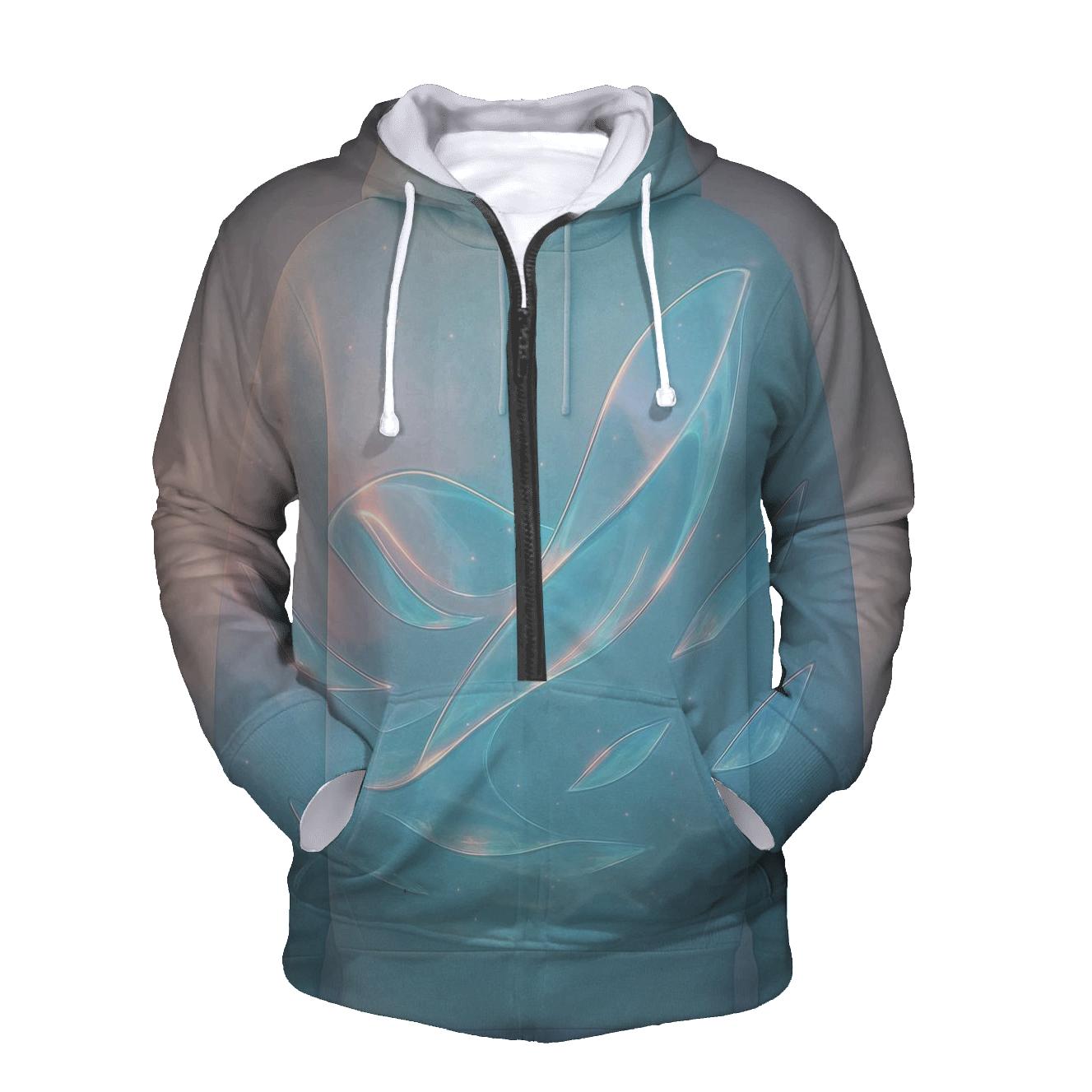 Aurora Glass Waves designer hoodies