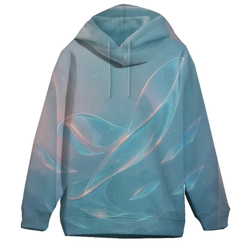 Aurora Glass Waves hoodies fashion