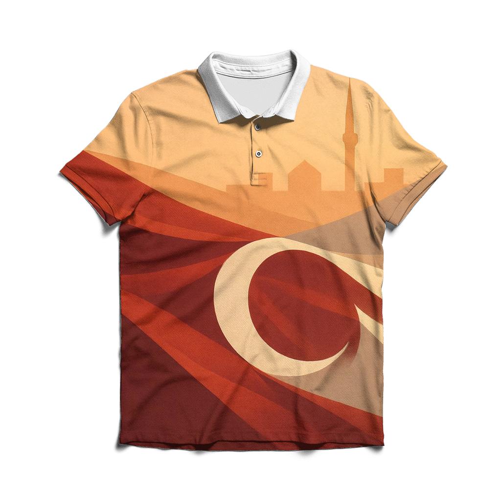 Crescent Desert Mirage classic pique polos