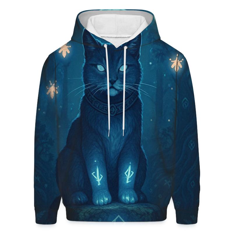Mystic Runestone Guardian Cat hoodie designs